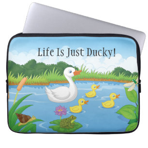 Capa Para Notebook A Vida É Apenas Ducky