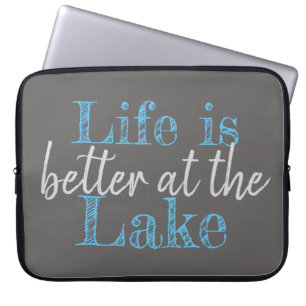 Capa Para Notebook A VIDA Náutica É MELHOR NO LAGO