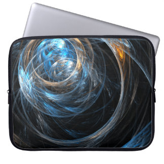 Capa Para Notebook À volta da Bolsa de laptop Mundial de Arte Abstrat