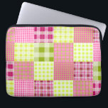 Capa Para Notebook A xadrez de Madras inspirou o saco dos eletrônicos<br><div class="desc">Um saco dos eletrônicos que caracteriza uns retalhos da xadrez de madras inspirou o design.</div>