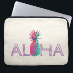 Capa Para Notebook Abacaxi Adorável Aloha Havaiana<br><div class="desc">Adorável abacaxi aloha hawaiano.</div>