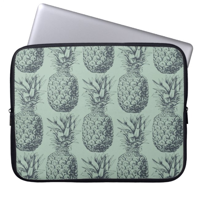 Capa Para Notebook Abacaxi, fruta tropical (Frente)