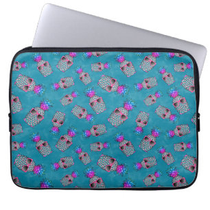 Capa Para Notebook Abacaxi tropical colorido 2