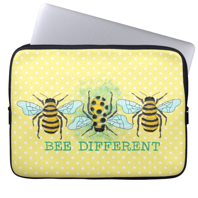 Capa Para Notebook Abelhas de Bumble Diferente Trio (Frente)