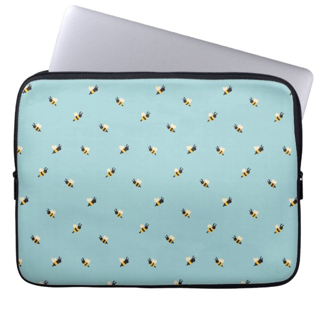 Capa Para Notebook abelhas fofas (Frente)