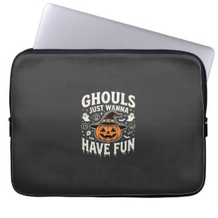 Capa Para Notebook Abóboras de Halloween Divertidas para Gôlos