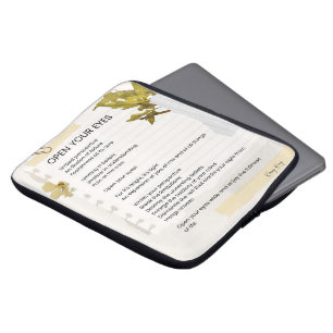 Capa Para Notebook Abra sua poesia de poema inspiradora