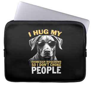 Capa Para Notebook Abrace Meu Rhodesian Ridgeback Para Eu Não Estrang
