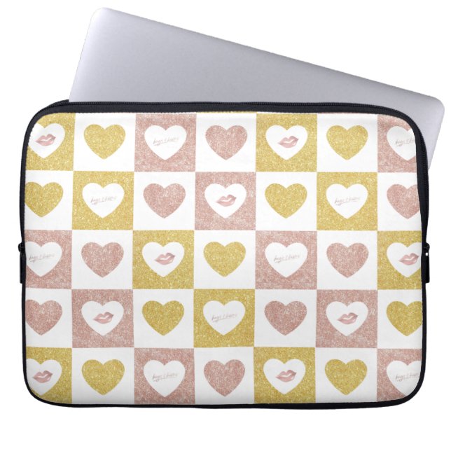 Capa Para Notebook abraço e beijos (Frente)
