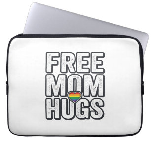 Capa Para Notebook Abraços de Mãe Grátis Orgulho Coração Camiseta Vin