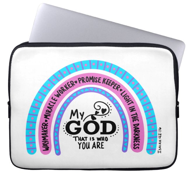 Capa Para Notebook Abridor de Caminho Fazedor de Milagres Meu Deus És (Frente)