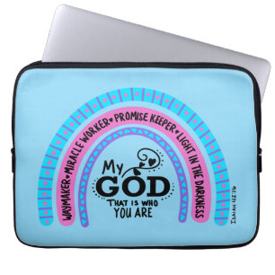 Capa Para Notebook Abridor de Caminho Fazedor de Milagres Meu Deus És