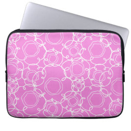 Capa Para Notebook Abstract Floral Matrix (Soft Pink) Fine Art