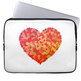 Capa Para Notebook Abstract Heart Confetti Art