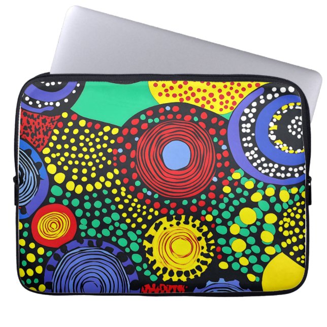 Capa Para Notebook Abstrato art 3 (Frente)