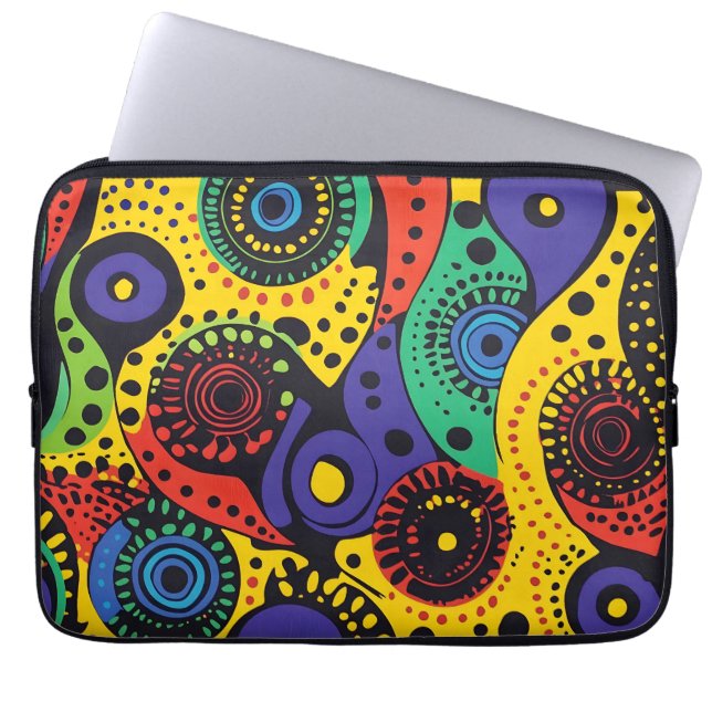 Capa Para Notebook Abstrato art 6 (Frente)