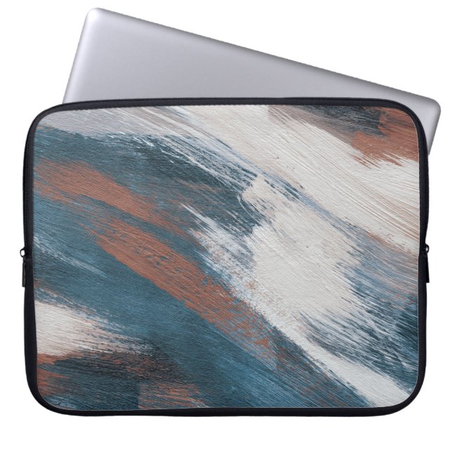 Capa Para Notebook Abstrato Art: Traços Versáteis De Pincel. (Frente)