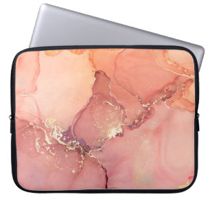 Capa Para Notebook Abstrato beige, fundo castanho, papel de parede. M