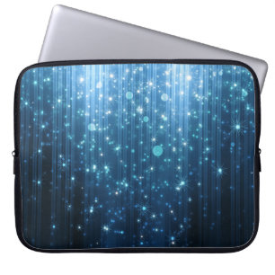 Capa Para Notebook Abstrato brilhante: Arte de fundo iluminada.