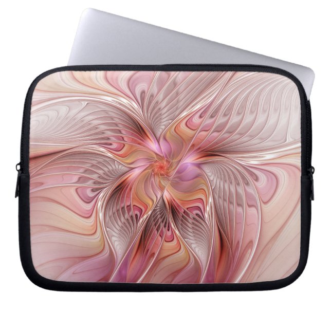 Capa Para Notebook Abstrato Butterfly Fantasy Fractal Arte Colorida (Frente)