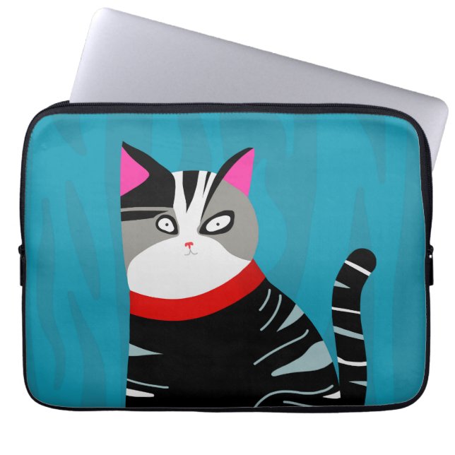 Capa Para Notebook Abstrato Cat Bolsa de laptop (Frente)