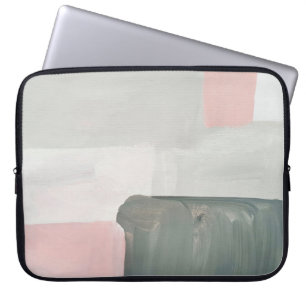 Capa Para Notebook Abstrato de arte moderna. Pintura rosa, gra