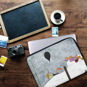 Capa Para Notebook Abstrato de Imagem de inverno Paul Klee