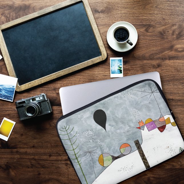 Capa Para Notebook Abstrato de Imagem de inverno Paul Klee (Criador carregado)