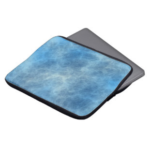 Capa Para Notebook Abstrato de mármore azul