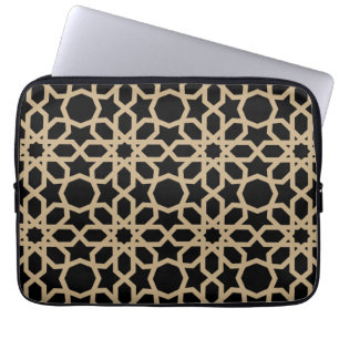 Capa Para Notebook Abstrato de Padrão Geométrico Árabe Islâmico