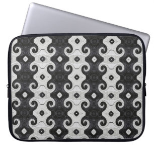 Capa Para Notebook Abstrato Diamond Eye Curls Bolsa de laptop Padrão