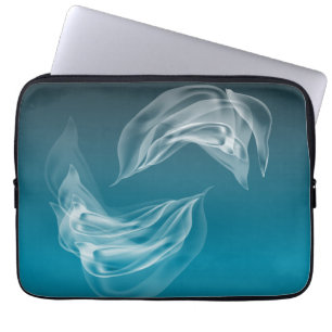 Capa Para Notebook Abstrato Dolphins no Play