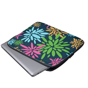 Capa Para Notebook Abstrato Fireworks Colorir Eletrônicos de Flor Bag