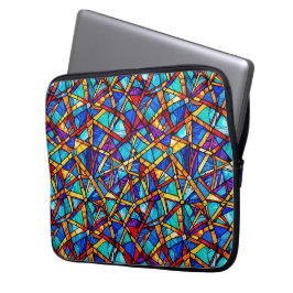 Capa Para Notebook Abstrato geométrico 22 - Bolsa de laptop