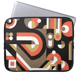 Capa Para Notebook Abstrato geométrico: Design de Trabalho de arte fu