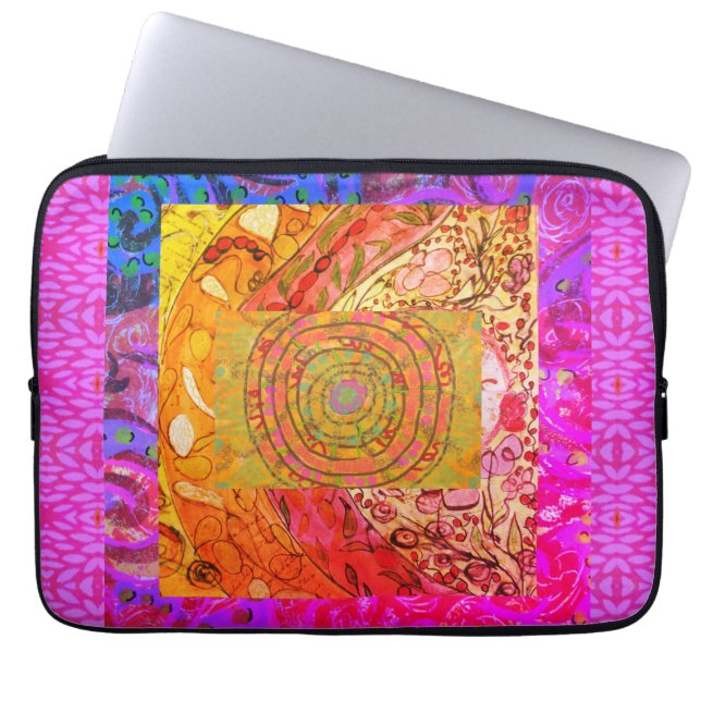 Capa Para Notebook Abstrato iluminante (Frente)