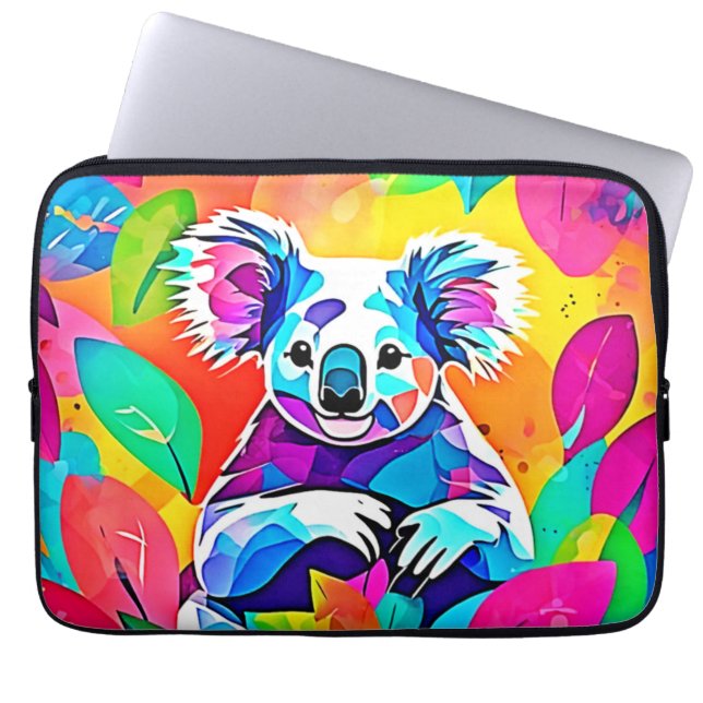 Capa Para Notebook Abstrato Koala Design (Frente)
