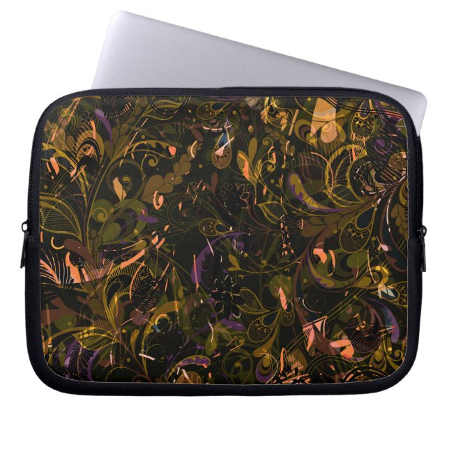 Capa Para Notebook Abstrato Mandala 5 (Frente)
