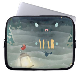 Capa Para Notebook Abstrato _merry natal_funda_10