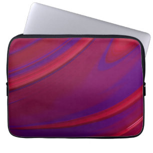 Capa Para Notebook Abstrato Minimalista Roxo Vermelho Moderno