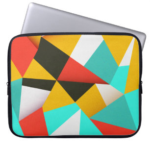 Capa Para Notebook Abstrato: Mistura Colorida.