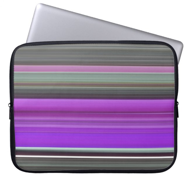 Capa Para Notebook Abstrato nº 1: Roxo e cinza (Frente)