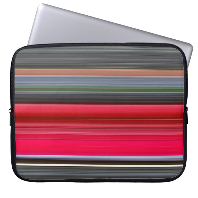 Capa Para Notebook Abstrato nº 1: Vermelho e Cinza (Frente)