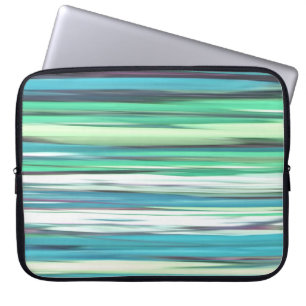 Capa Para Notebook Abstrato nº 2: Borrão azul-aqua