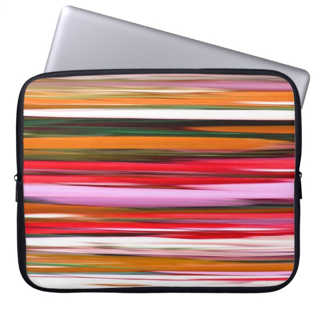 Capa Para Notebook Abstrato nº 2: Desfoque laranja (Frente)