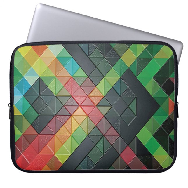 Capa Para Notebook Abstrato Neoprene Bolsa de laptop 15 polegadas (Frente)