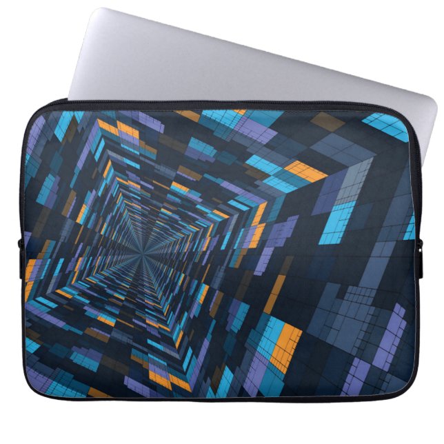 Capa Para Notebook Abstrato Neoprene Bolsa de laptop de 13 polegadas (Frente)