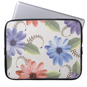 Capa Para Notebook abstrato para casa, óleo decorativo de flores, at