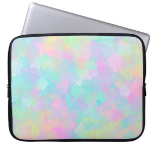 Capa Para Notebook Abstrato retro padrão de formas geométricas em cor