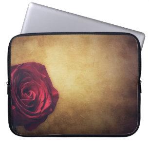 Capa Para Notebook Abstrato rosa rosa de floração romântico